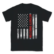 Load image into Gallery viewer, Activity Director USA Flag Activity Professionals Week Unisex T-Shirt