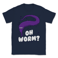 Load image into Gallery viewer, Oh Worm On A String Teen Gen Z Girls Purple Lover Meme Unisex T-Shirt