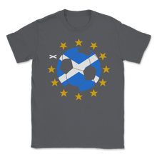 Load image into Gallery viewer, Scotland Soccer Ball IndyRef2 Scottish Independence Unisex T-Shirt