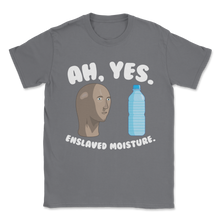 Load image into Gallery viewer, Ah Yes Enslaved Moisture Meme Water Plastic Bottle Unisex T-Shirt