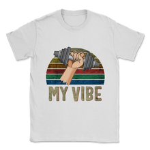 Load image into Gallery viewer, My Vibe Weightlifting Gym Hand Lifting Weight Vintage Unisex T-Shirt