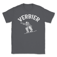 Load image into Gallery viewer, Verbier Snowboarding Switzerland Ski Winter Snowboard Unisex T-Shirt
