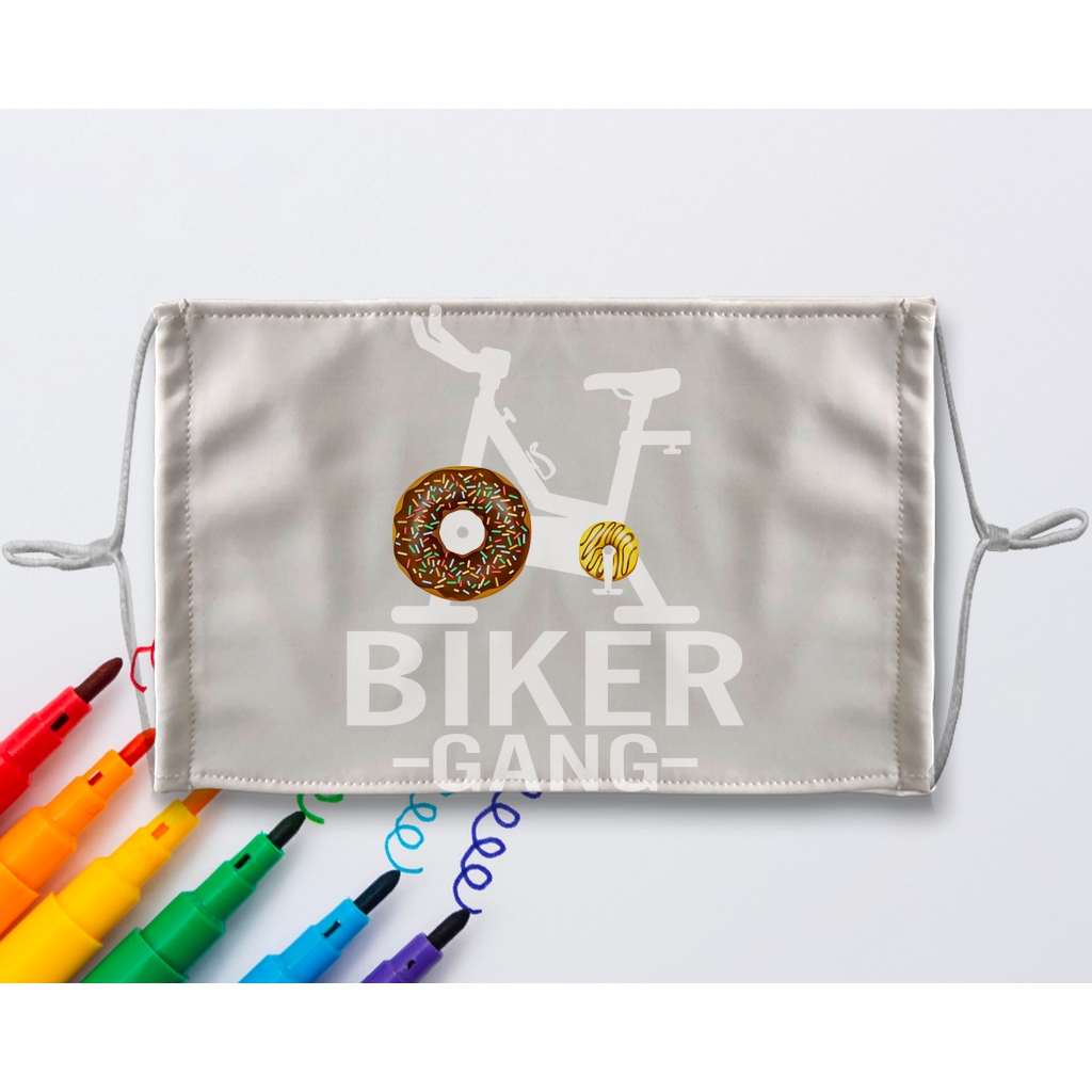 Biker gang Sublimation Colouring Face Mask