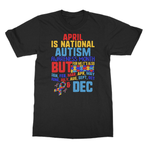 April is National Autism Classic Adult T-Shirt