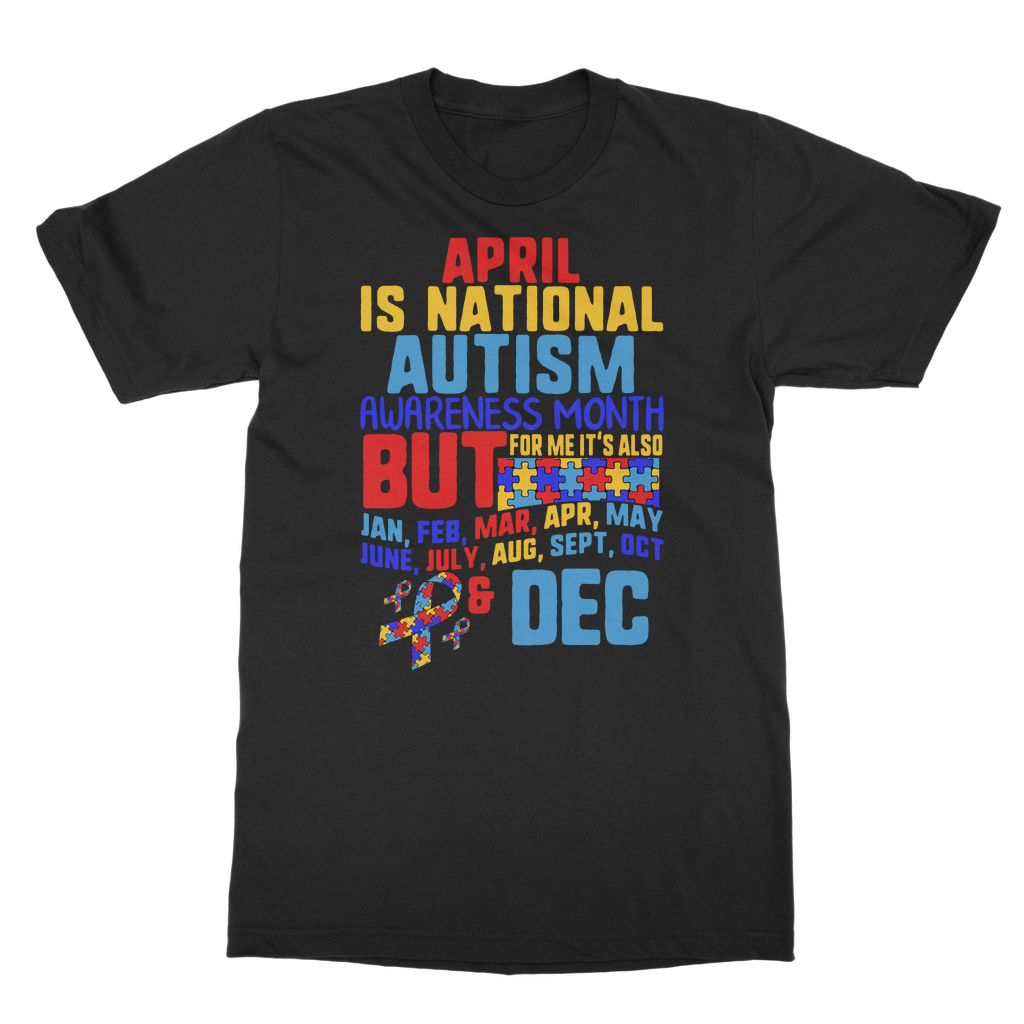 April is National Autism Classic Adult T-Shirt