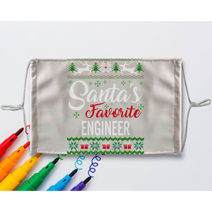 Engineer Sublimation Colouring Face Mask