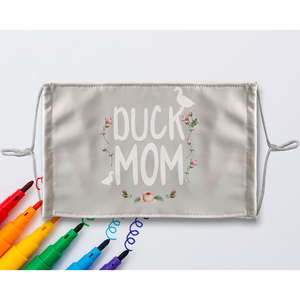 DUCKMOMM.png Sublimation Colouring Face Mask