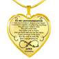 Granddaughter Grandma Heart Necklace Engraved Grand Daughter High School Graduation Loved One Name Wedding Date,Anniversary Birthday