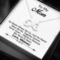 Whitney Message card necklace