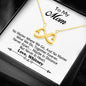 Whitney Message card necklace