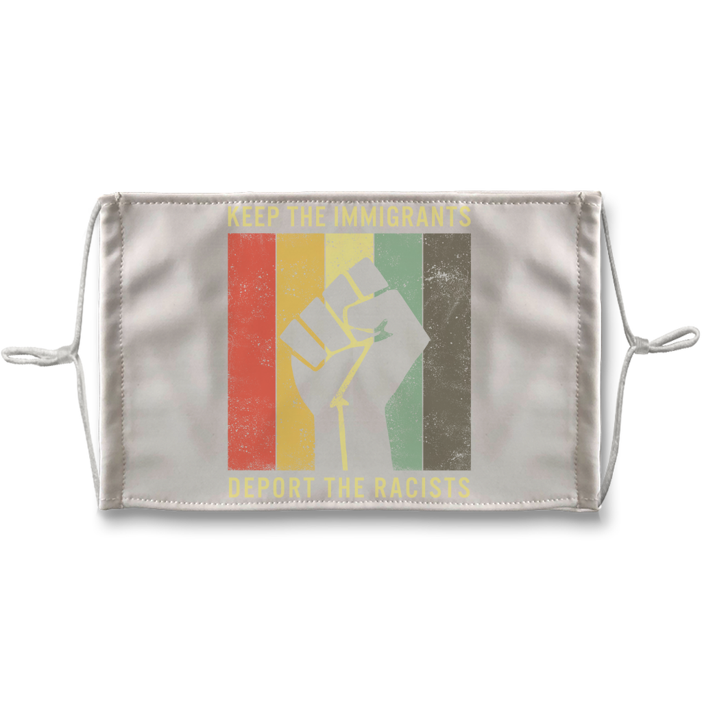 DEPORTRACISTS.png Sublimation Face Mask