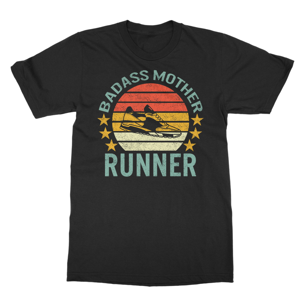 Badass Mother Runner Classic Adult T-Shirt