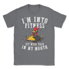 Load image into Gallery viewer, Farmer Fitness Chicken Tacos In My Mouth Taco Tuesday Unisex T-Shirt
