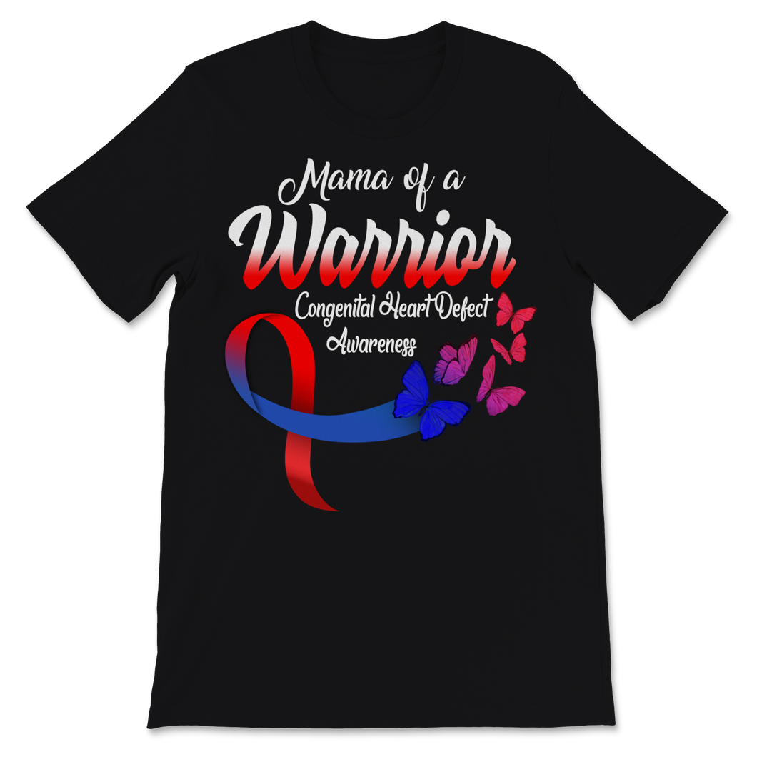 CHD Awareness Shirt Mama of Warrior Congenital Heart Unisex T-Shirt