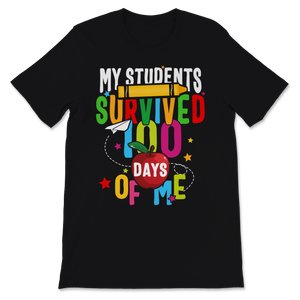 100 Days Of School Shirt For Virtual Teacher My Unisex T-Shirt