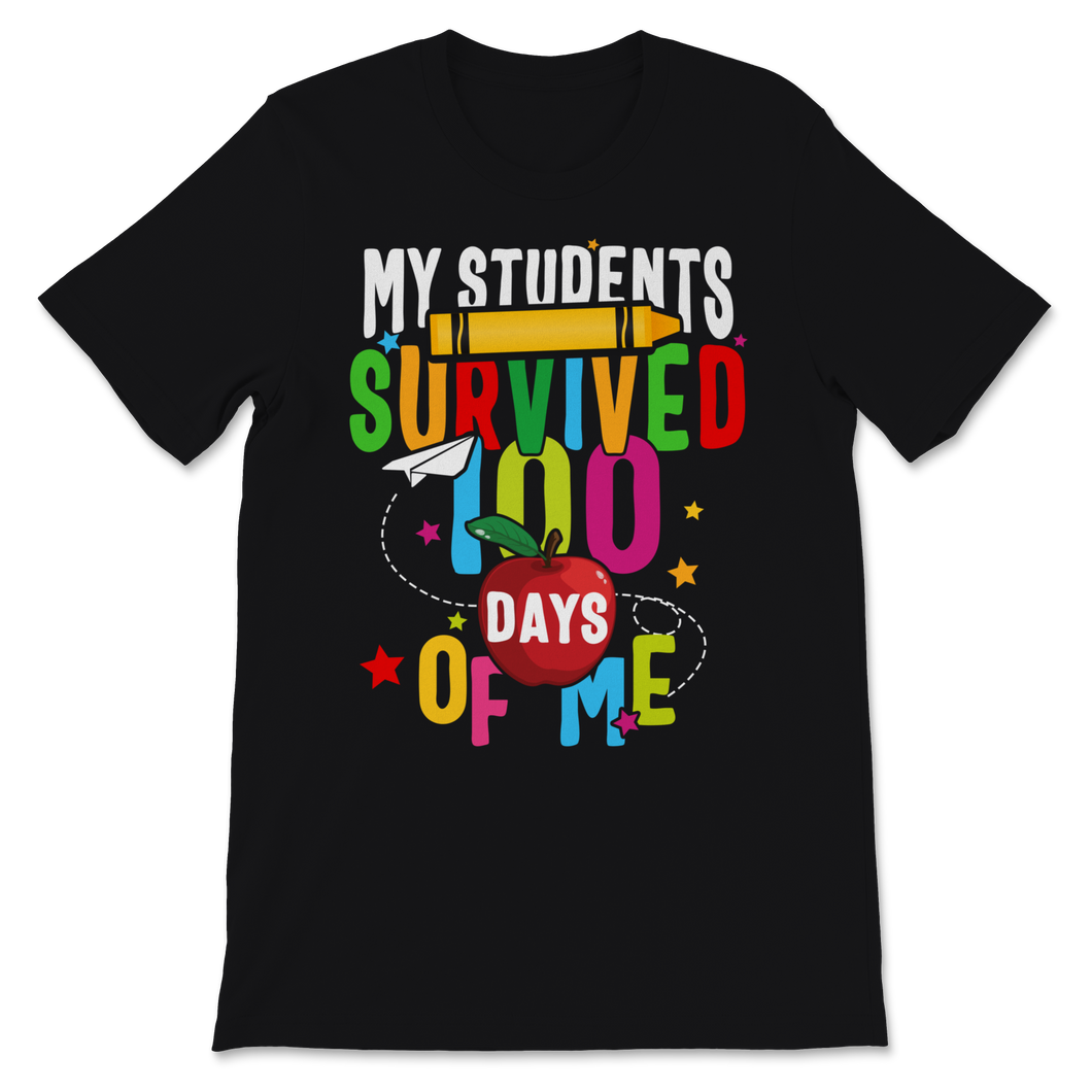 100 Days Of School Shirt For Virtual Teacher My Unisex T-Shirt