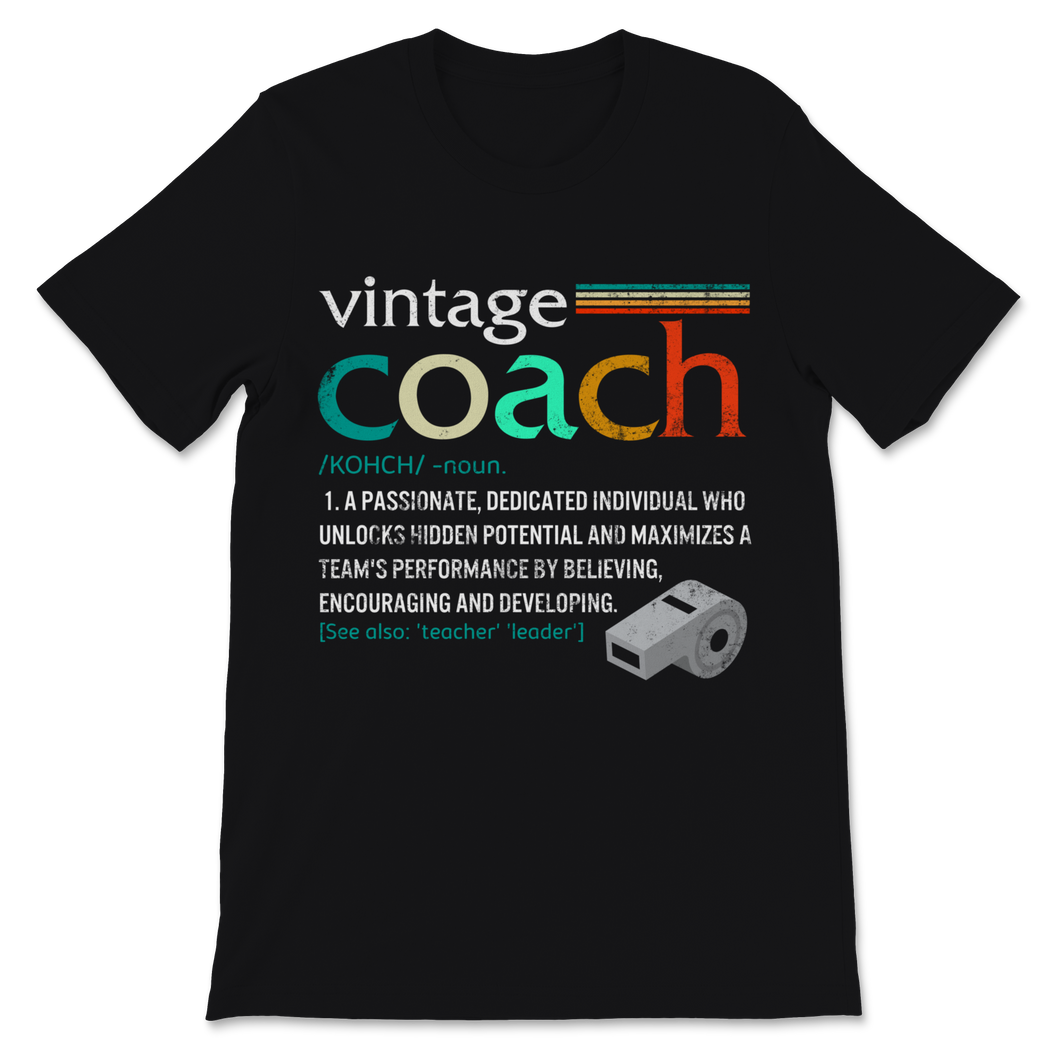 Coach Shirt Cute Sport Health Coach Definition Gym Unisex T-Shirt