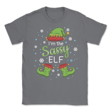 Load image into Gallery viewer, I'm The Sassy Elf Matching Family Group Christmas Unisex T-Shirt

