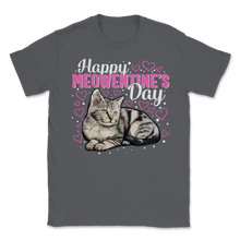 Load image into Gallery viewer, Happy Meowentine's Day Valentines Cute Cat Heart Unisex T-Shirt
