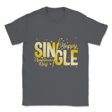 Load image into Gallery viewer, Happy Single Awareness Day Gold Heart Celebration Anti Unisex T-Shirt
