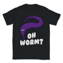 Load image into Gallery viewer, Oh Worm On A String Teen Gen Z Girls Purple Lover Meme Unisex T-Shirt
