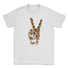 Load image into Gallery viewer, Peace Love and Santa Christmas Leopard Trendy Print Unisex T-Shirt
