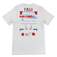 Load image into Gallery viewer, STNA Blood Stained USA American Flag State Tested Unisex T-Shirt
