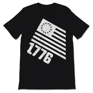 1776 Betsy Ross 4th Of July Retro Patriotic USA Unisex T-Shirt