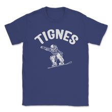 Load image into Gallery viewer, Tignes Snowboarding France Ski Winter Snowboard Men Unisex T-Shirt
