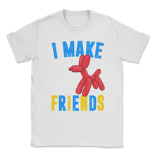 Load image into Gallery viewer, Balloon Animal Make Own Friends Twisting Dog Twister Unisex T-Shirt
