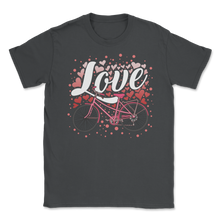 Load image into Gallery viewer, Bicycle Love Velentines Day Gift For Him Her Cycling Unisex T-Shirt
