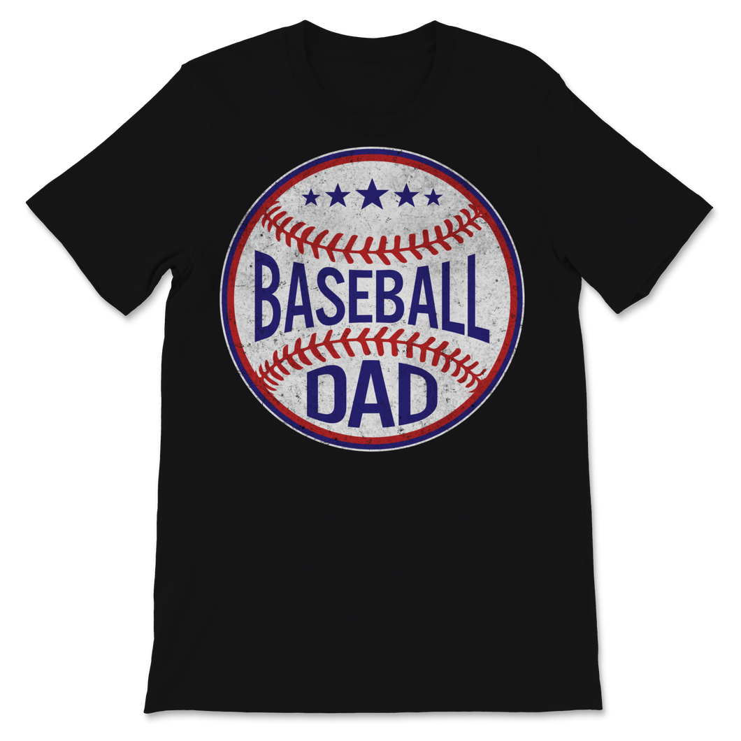 Baseball Dad Shirt Sports Player Son Best Fathers Day Unisex T-Shirt