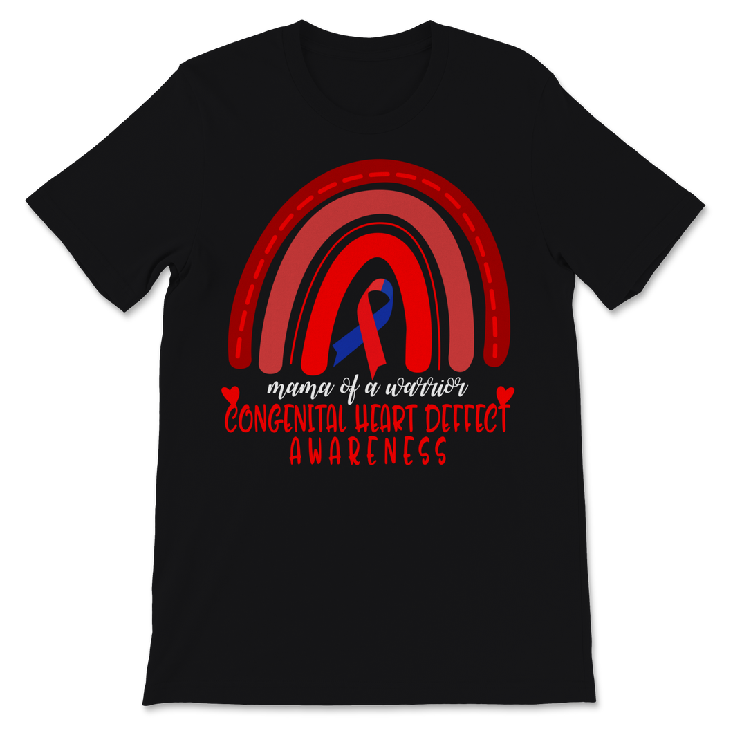 CHD Awareness Shirt Mama of Warrior Congenital Heart Unisex T-Shirt
