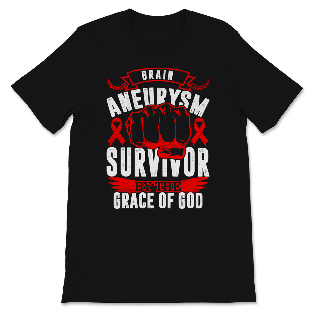Brain Aneurysm Survivor By The Grace Of God Awareness Unisex T-Shirt