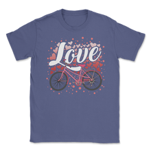 Load image into Gallery viewer, Bicycle Love Velentines Day Gift For Him Her Cycling Unisex T-Shirt
