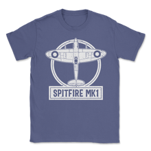 Load image into Gallery viewer, Spitfire Mk.1 RAF UK British WWII Supermarine Fighter Unisex T-Shirt
