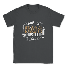 Load image into Gallery viewer, Hair Hustler Hairdresser Leopard Print Fantasy Colors Unisex T-Shirt
