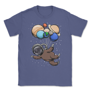 Astronaut Sloth Space Stars Cute Lazy Animals Galaxy Unisex T-Shirt