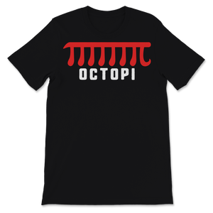 Pi Day Funny Octopi Octopus Sea Life Pi Symbol Math Unisex T-Shirt