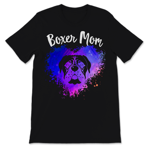 Boxer Mom Shirt Boxer Dog Mama gift for Her Women Unisex T-Shirt