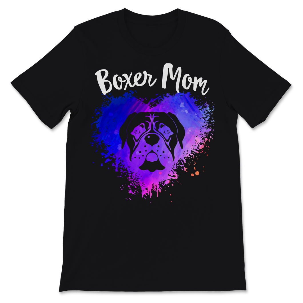 Boxer Mom Shirt Boxer Dog Mama gift for Her Women Unisex T-Shirt