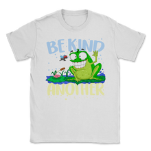 Load image into Gallery viewer, Be Kind To One Another Waving Frog Nice Happy Unisex T-Shirt
