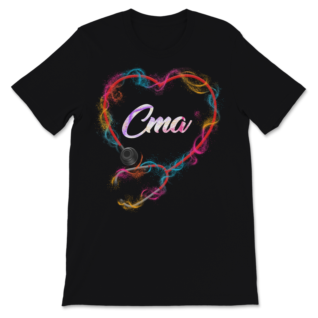 CMA Heart Stethoscope certified medical assistant Unisex T-Shirt