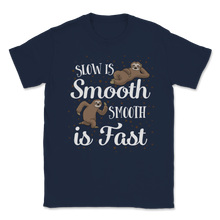 Load image into Gallery viewer, Slow is Smooth is Fast Seal Aikido Martial Arts Unisex T-Shirt
