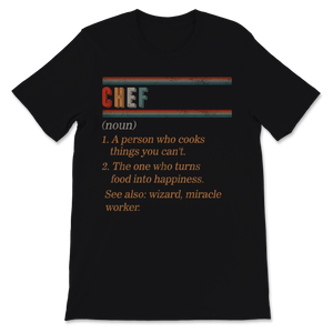 Chef Shirt Vintage Definition Funny Line Cook Foodie Unisex T-Shirt