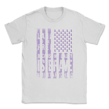 Load image into Gallery viewer, Military Child Month April Awareness Ribbon Purple Up Unisex T-Shirt
