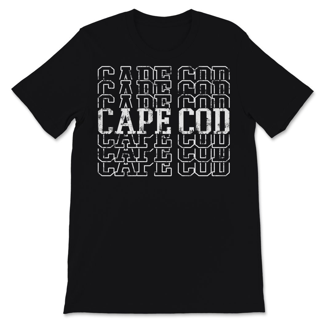 Cape Cod Massachusetts Varsity Style American USA Unisex T-Shirt