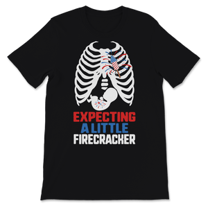 4th of July Pregnancy Announcement Baby Firecracker Unisex T-Shirt