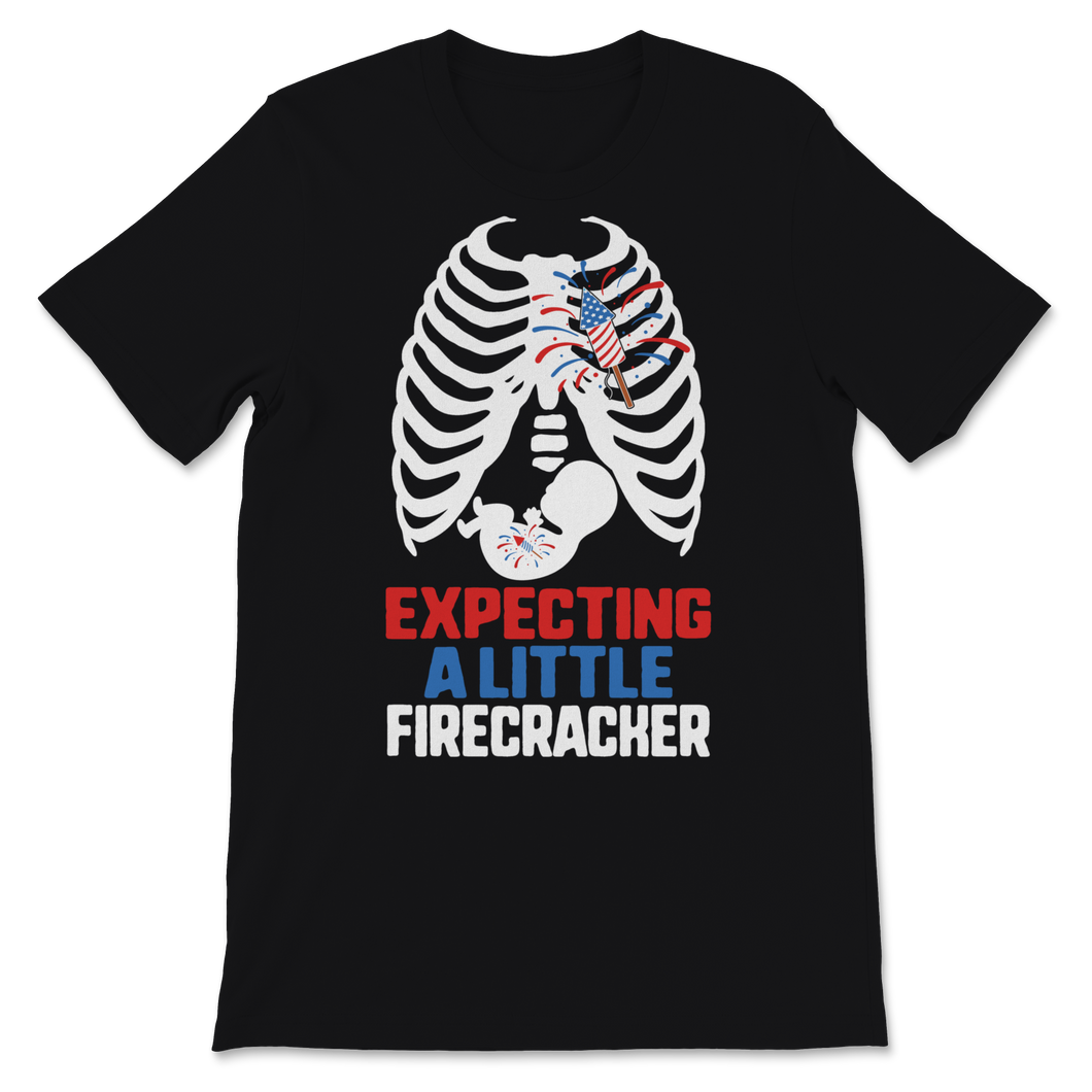 4th of July Pregnancy Announcement Baby Firecracker Unisex T-Shirt