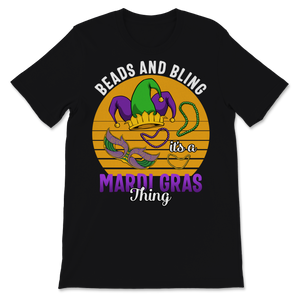 Beads and Bling It's a Mardi Gras Thing Nola New Unisex T-Shirt